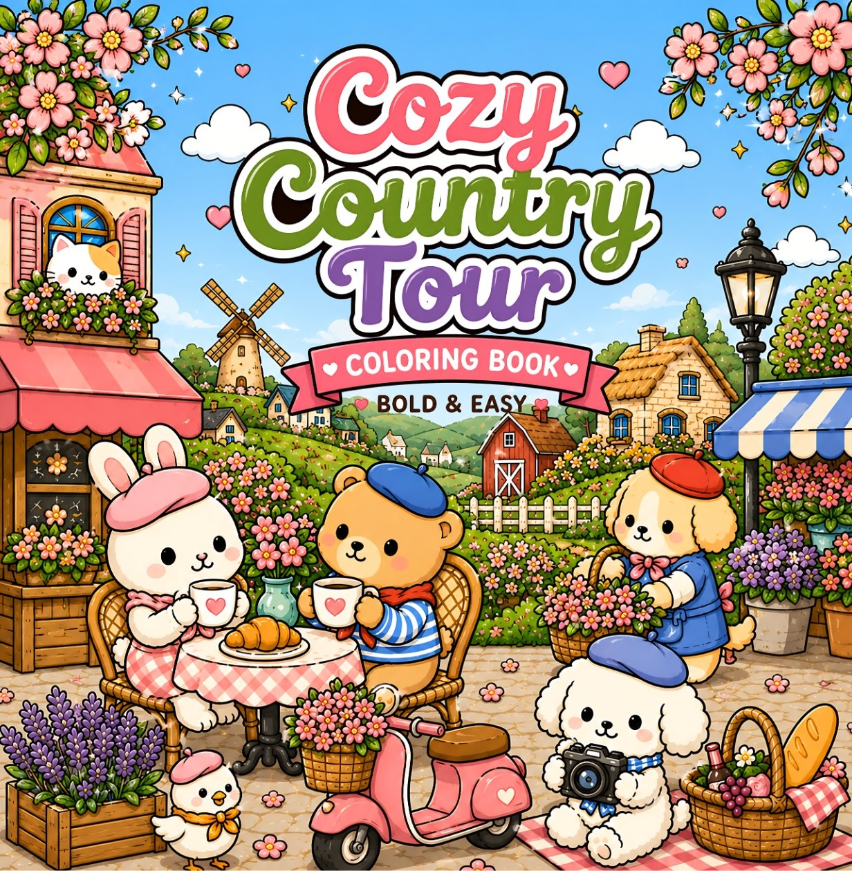Comfy Days Animals Friends